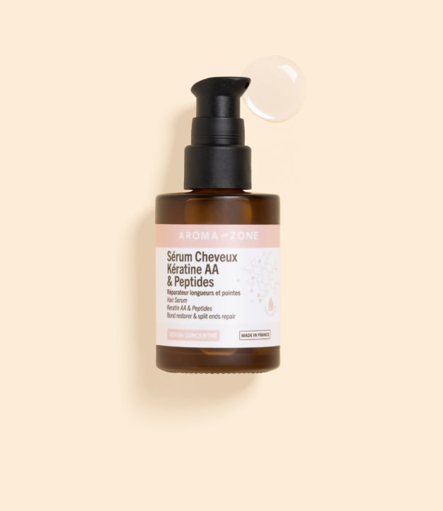 Sérum Réparateur Pour Cheveux Aroma-Zone à La Kératine AA & Peptides - 50 Ml - Neuf